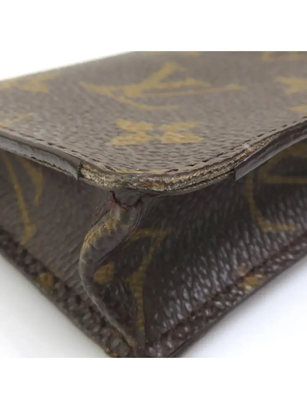 Auth Louis Vuitton Glasses Case Brown #297681L91B